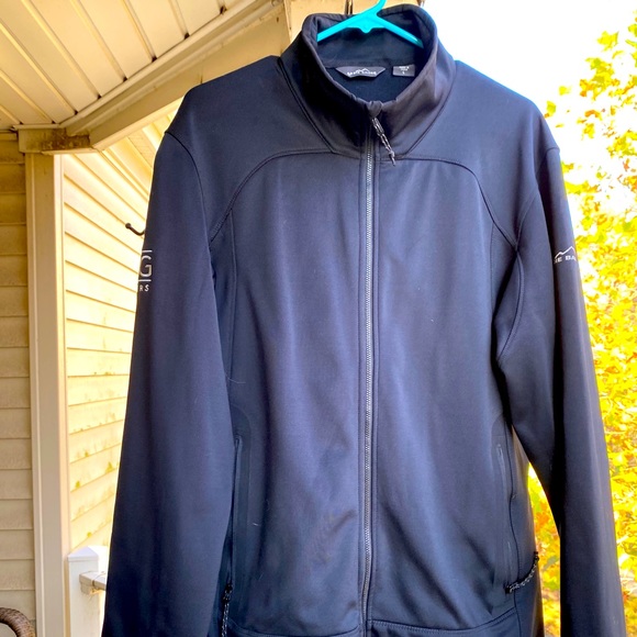 MEN’S LARGE - Eddie Bauer Black Jacket - Picture 1 of 4